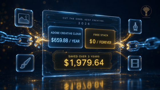 Cut-the-Cord Creative Suite Kit cover — Adobe CC to the free stack